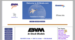 Desktop Screenshot of bvmjets.com