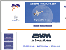 Tablet Screenshot of bvmjets.com